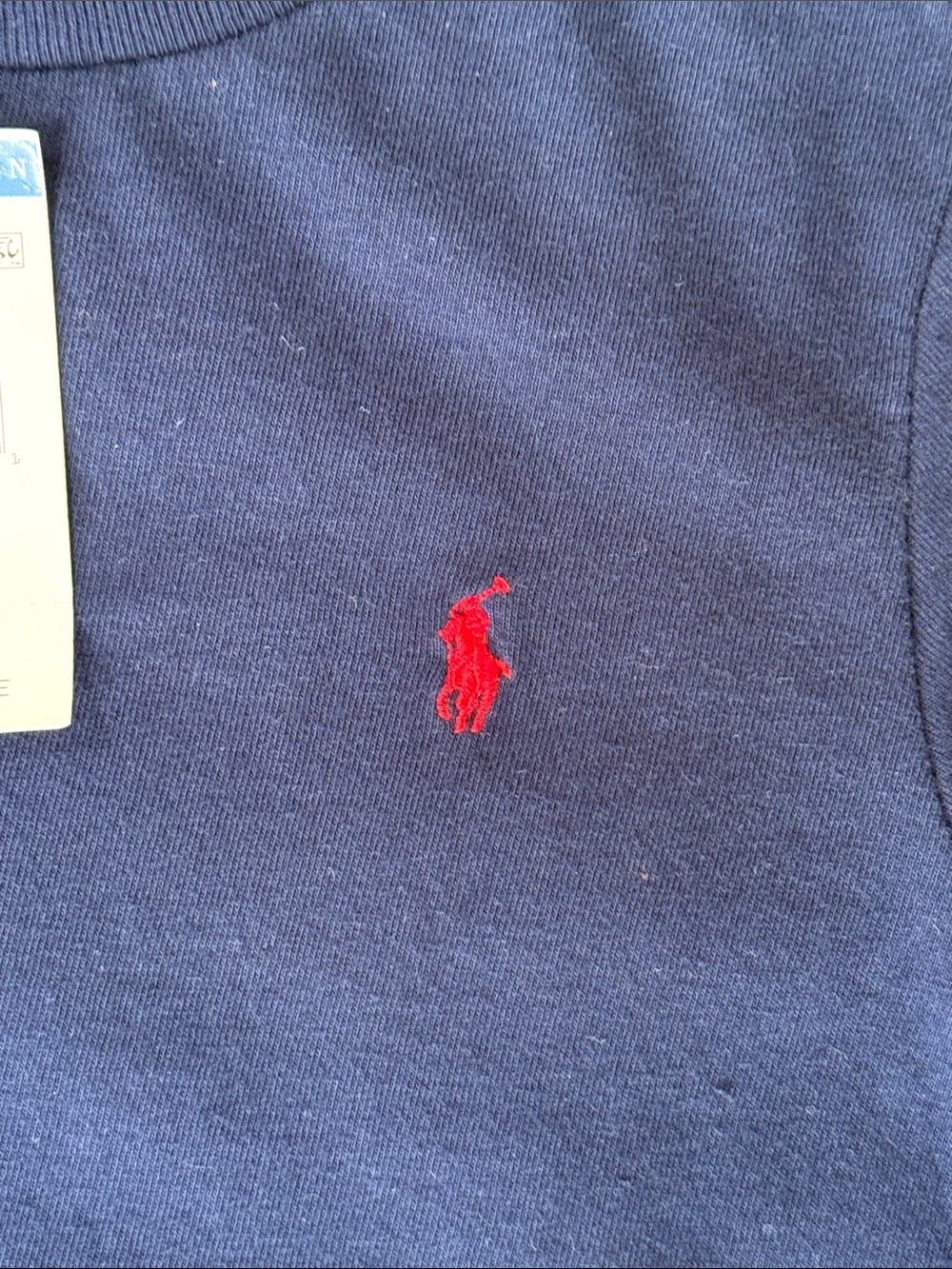 ๐ NWT Polo by Ralph Lauren Navy Tee with Red Pony Logo - Kids 3T - Picture 3 of 4